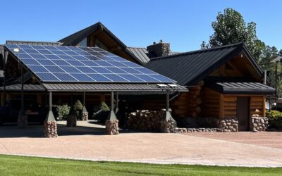 Solar Power In The Arizona White Mountains