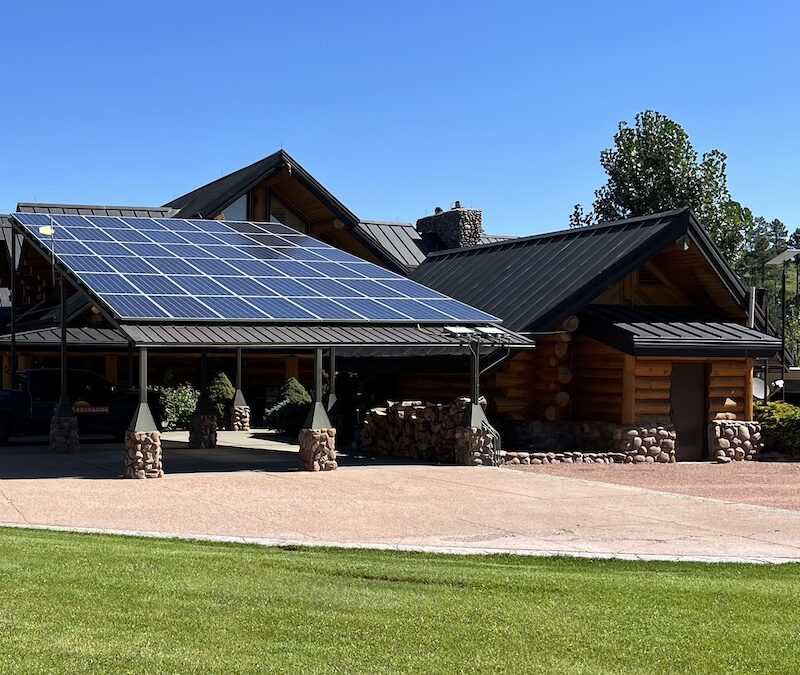 Solar Power In The Arizona White Mountains