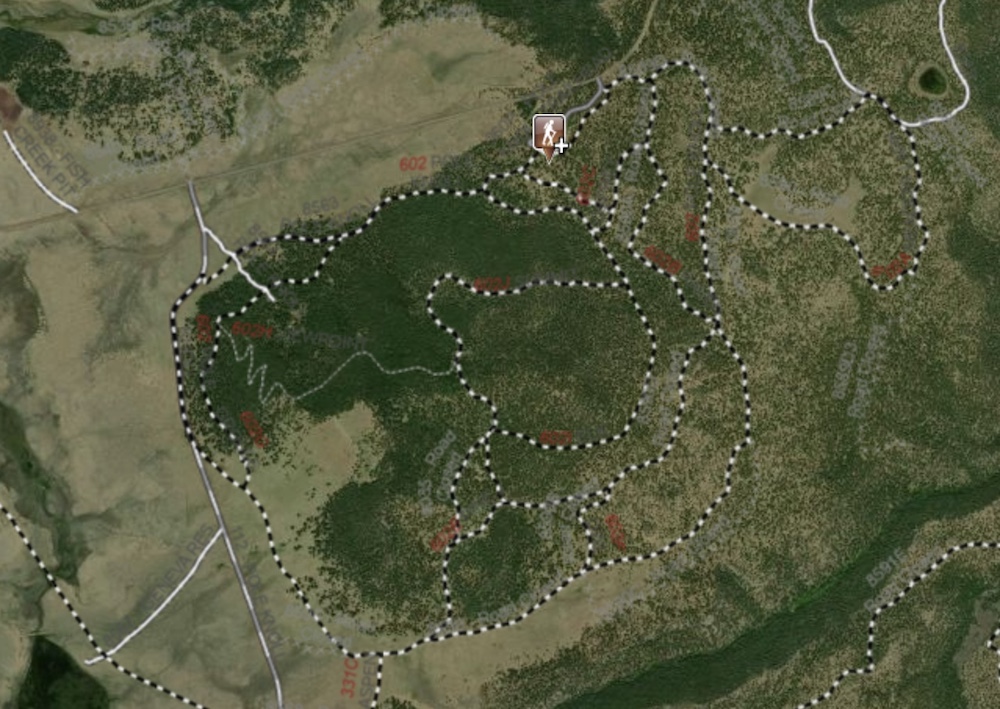 Pole Knoll Trails Satellite View