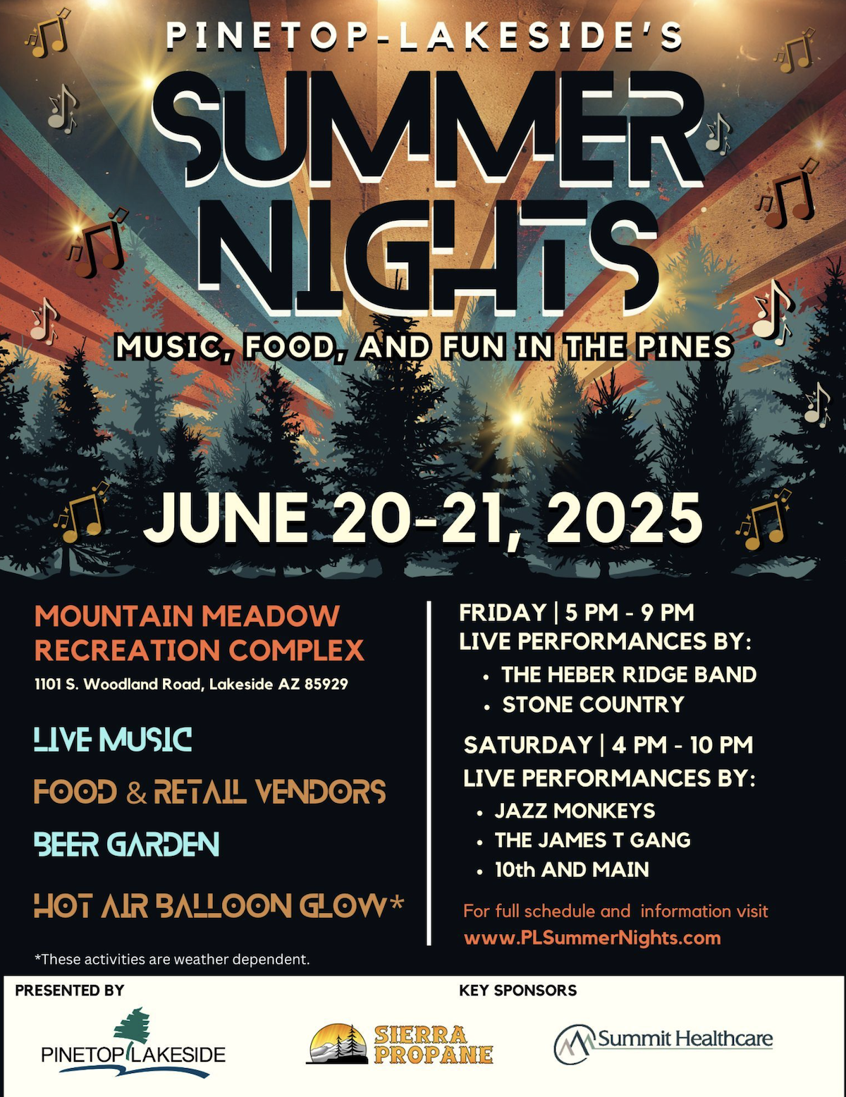 Pinetop-Lakeside Summer Nights Pinetop-Lakeside Summer Nights